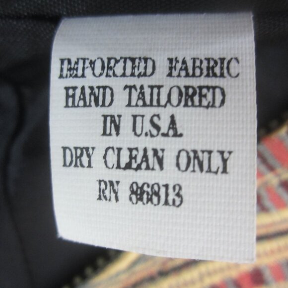 Vtg TAPP New York Womens M Black Gold Red Asian Iris Floral Zip Vest Lace Beaded - Picture 12 of 13